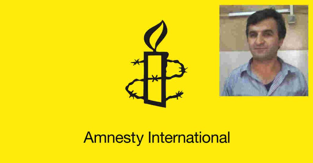 عفو بین‌الملل : حکم ۵ سال حبس برای زندانی سیاسی کُرد به اتهام ارسال نامه برای سازمان ملل