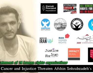 Death, Cancer and Injustice Threaten Afshin Sohrabzadeh’s Life