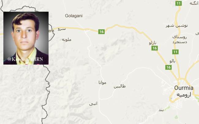 A Kurdish Tradesman Killed by Iranian Military Forces in Orumiyeh