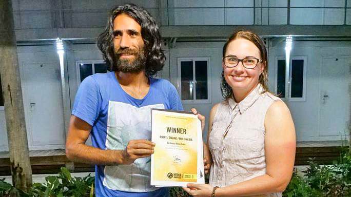 روزنامه‌نگار پناهجوی کُرد برنده جایزه عفو بین الملل شد