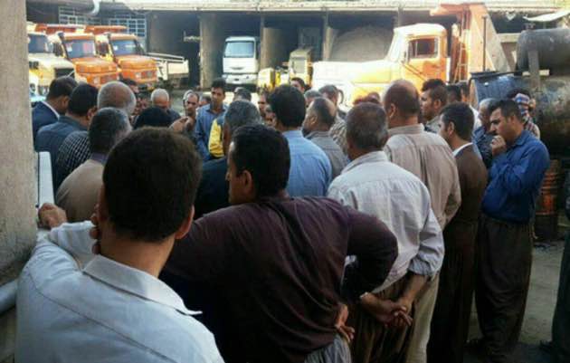اعتصاب کارگران شهرداری سردشت