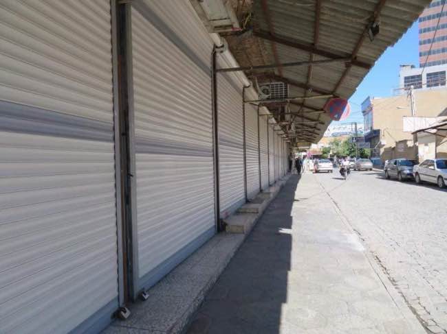 Businesses Strike to Protest the Execution of Kurdish Political Prisoners and Iran Missile Attacks