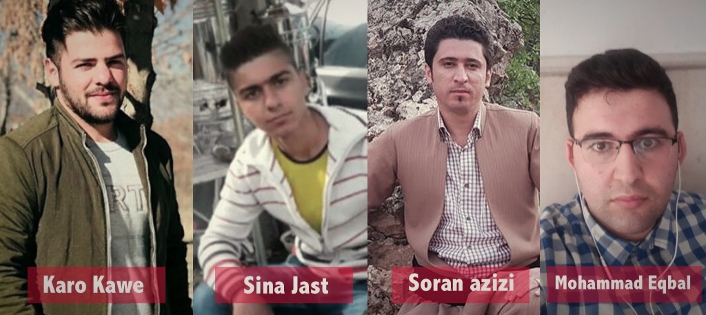 Four Kurdish Civilians Arrested in Paveh, Marivan, and Oshnavieh