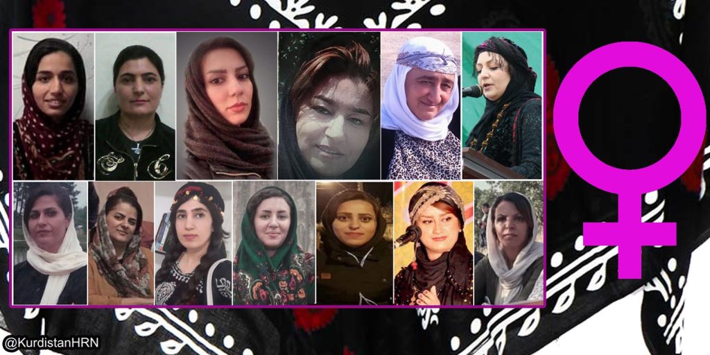 گزارش شبکه حقوق بشر کردستان به مناسبت روز جهانی زنان: بازداشت، شکنجه و صدور احکام زندان برای ده‌ها فعال زن کُرد