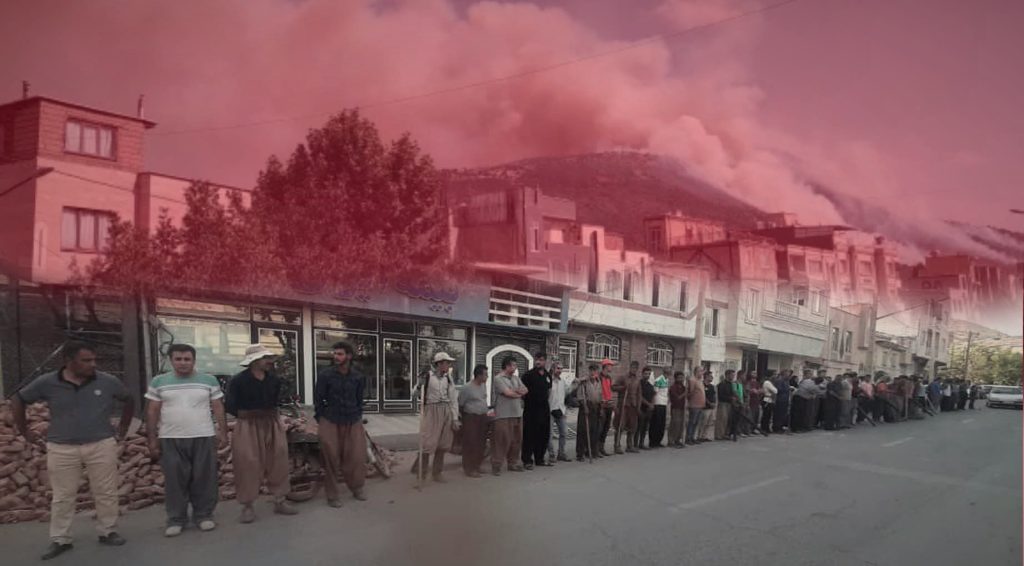 مریوان؛ اعتراض فعالان محیط زیست به بی‌توجهی نهادهای دولتی نسبت به ادامه آتش‌سوزی‌های این شهر
