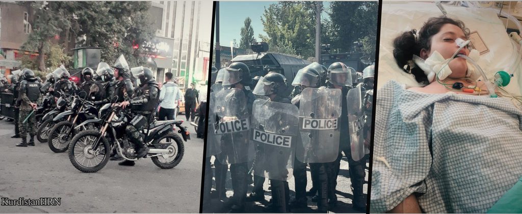 بازداشت‌ ده‌ها شهروند معترض در شهرهای سقز و سنندج / آماده باش نیروهای نظامی در شهرهای استان کردستان