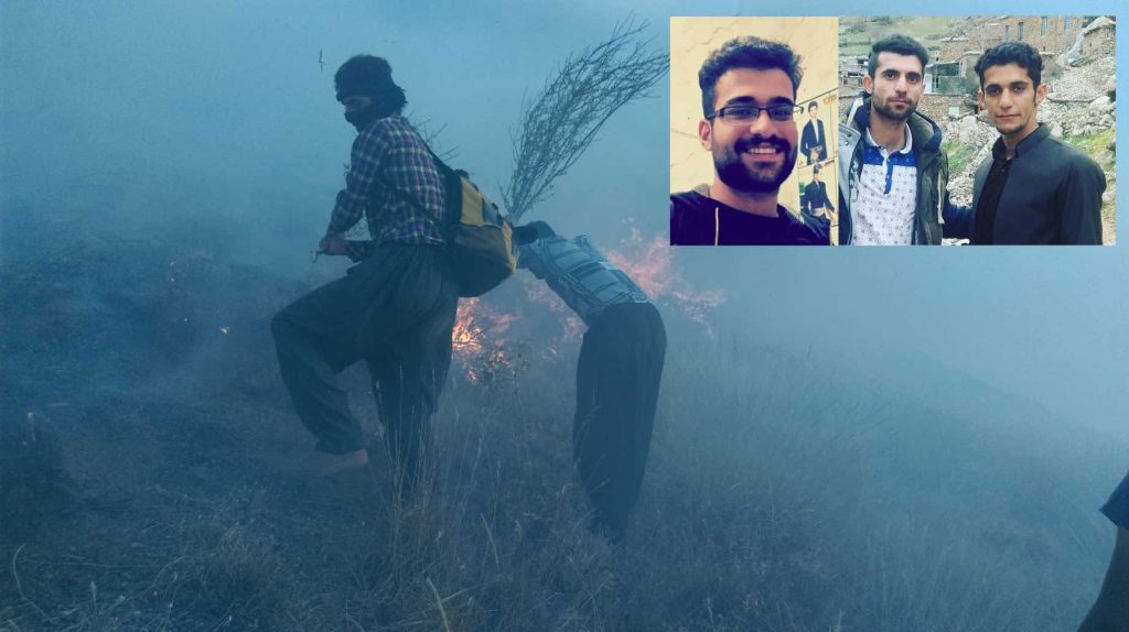 IRGC abducts three activists fighting wildfires in Mount Kusalan