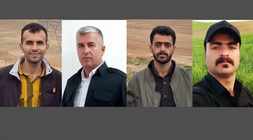 Four Kurdish civilians imprisoned to serve sentences in Bukan