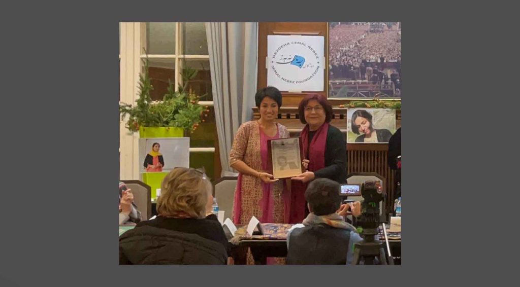 نخستین «جایزه سالانه جمال نبز» در برلین به زارا محمدی اهدا شد