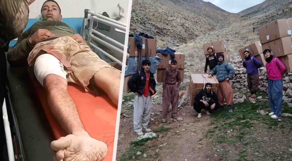 Iran forces shoot child kolbar in leg in Baneh border area